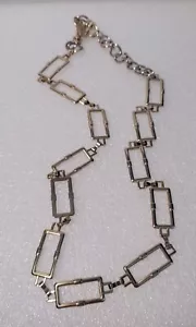 MICHAEL KORS Vtg. Adjustable CHAIN LINK BELT GOLD-TONE Metal Womens M/L43" - Picture 1 of 8