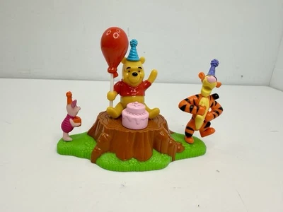 Disney Winnie the Pooh Cake Topper Plastic Birthday Figure Pooh Tigger Piglet - Image 1 of 4