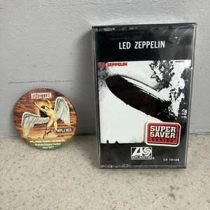 Led Zeppelin Cassette Tape Atlantic CS 19126 sealed plus button - Picture 1 of 5
