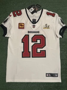 Autentica maglia Nike Elite Tom Brady Tampa Bay Buccaneers Super Bowl 55 taglia 44 - Foto 1 di 19