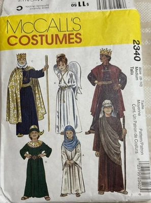 Uncut FF Simplicity Pattern 2340 Child Nativity Unisex Size Medium 8-10 - Image 1 of 3