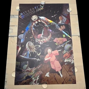 lan Permana Miyazaki Spirited Away Kaonashi Rainbow Foil Variant 24"x36" 25/75  - Picture 1 of 24