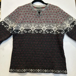 Woolrich VINTAGE Metal "rana" broche lana cálido vacaciones invierno mediano  - Imagen 1 de 8