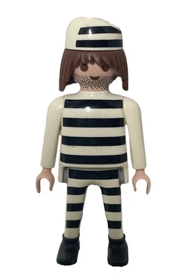 1993 Geobra Toy Lego Man playmobile Prisoner - image 1 of 4