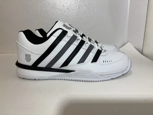 K-SWISS Men's Size 12 Low Top Lace Up Leather Athletic Sneaker 03787-167 - Picture 1 of 8