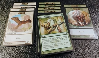 Horncaller's Chant ~ Green White Custom Deck ~ POPULATE ~ Magic: The Gathering - Image 1 of 3