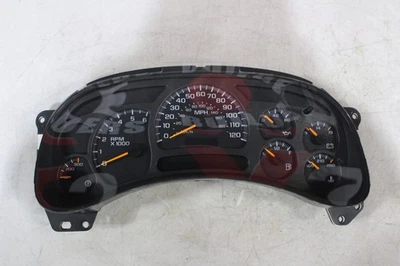 2003-2006 GMC SIERRA  GAUGE SPEEDOMETER CLUSTER 15182147 #095284-51B - Image 1 of 2