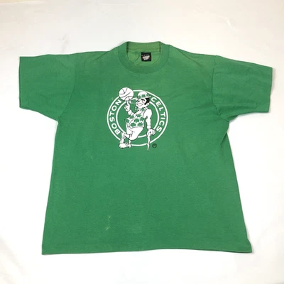 Camiseta De Colección Screen Stars Verde Boston Celtics Para Hombres Manga Corta Talla XL NBA Foto 1 de 4