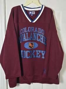 Vintage Starter Patrick Roy Jersey Mens Size 2XL XXL Colorado Avalanche NHL - Picture 1 of 4