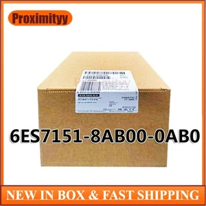 New Siemens 6ES7151-8AB00-0AB0 6ES7 151-8AB00-0AB0 DP IM151-8 PN/DP CPU f ET200S - Picture 1 of 11