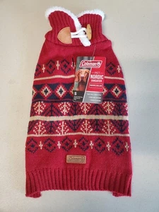 Coleman Pet Apparel nordischer Pullover Sherpa-Kragen Größe S 10-20 Pfund neu mit Etikett - Bild 1 von 10