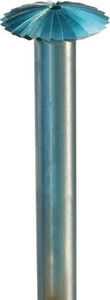A*F Lens Shape Burr Premium Quality Hardened Steel 0.9-2.0mm Diameter Options - Picture 1 of 1