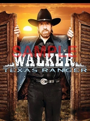Chuck Norris Texas Ranger Television Series Color Tabletop Standee or 8" X 10" P - Image 1 of 2