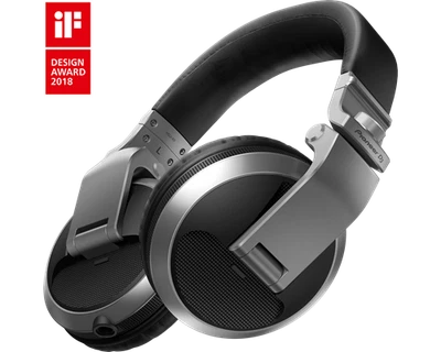 Pioneer DJ HDJ-X5-S DJ HEADPHONES (SILVER) - Image 1 of 4