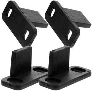 4 Pcs Sliding Closet Door Guide Floor Bracket Barn Hardware Guides for - Picture 1 of 12