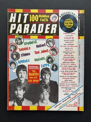 Hit Parader Magazine June 1967 The Beatles Out for Blood Monkees, Stones, Zappa - Image 1 of 4