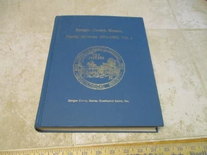 Douglas County Kansas Family Histories 1991-1992 Volume I Genealogy Rare 1994 - Bild 1 von 8