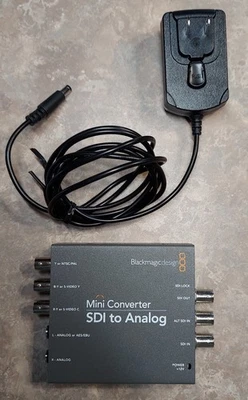 Blackmagic Design Mini Converter SDI to Analog - Video Converter - Audio Extract - Image 1 of 2
