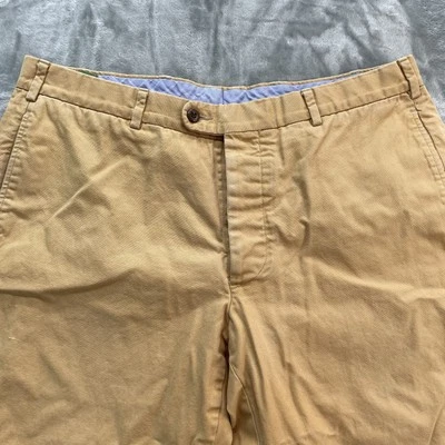 Sid Mashburn Pants Men's size 35x28 Straight Leg Chino Cotton Twill short preppy - Image 1 of 4