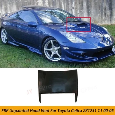 FRP Unpainte Intake Bonnet Hood Scoop For Toyota Celica ZZT231 C1 JDM 2000-2005  Foto 1 de 4