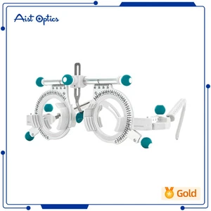Marco de prueba ultraligero de titanio de 50 gramos para uso oftálmico - Imagen 1 de 16