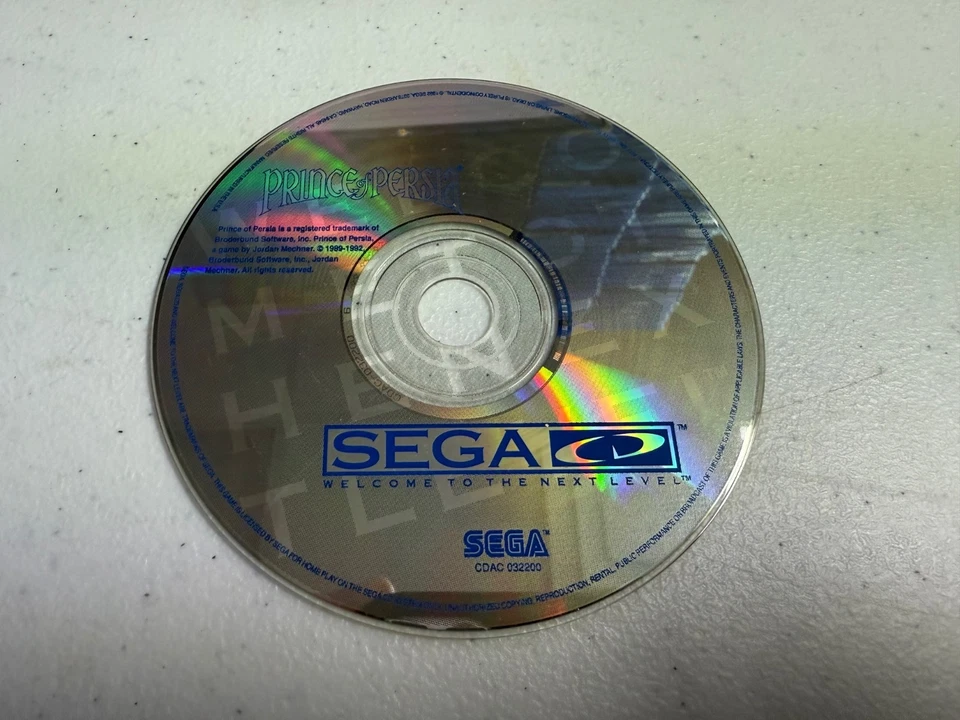 Prince of Persia (Sega CD, 1992) NO TRACKING - DISC ONLY #1513 - Image 1 of 1