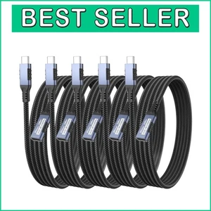 20Gbps USB C Extender Cable 6ft - Braided Nylon for Fast Charging & Syncing - Picture 1 of 11