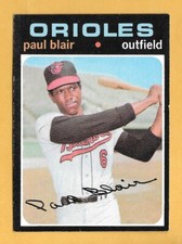 1971 Topps Paul Blair #53 Baltimore Orioles EXMT+