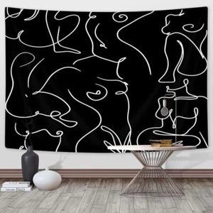 Abstrakt Kunst Sexy Poster XXL Wandteppich Wandbehang Fototapete Wandtapete - Bild 1 von 6