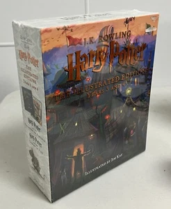 Harry Potter Illustrated Editions Years 3 & 4 Hardcover Books Box Set Brand NEW - Picture 1 of 3