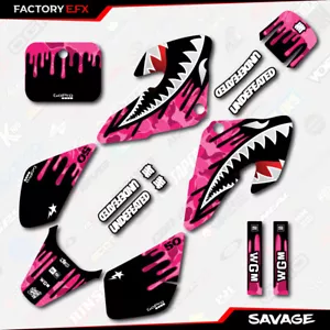 Pink Savage Camo Racing Graphics kit fits Honda 2000-2003 XR50 XR 50 00-03 - Bild 1 von 2