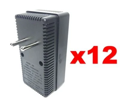 12pk EU Europe to USA 50-2000W Step Down Voltage Converter 220 to 110 Volt - Image 1 of 4