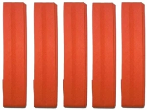 BIAS BINDING 5 Pz 25mm 2,5m Piega Singola Passamanerie Essenziali Policotone ARANCIONE - Foto 1 di 5