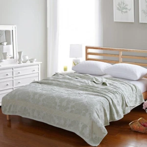 Retro Cotton Blanket Pure Cotton Towel Blankets Throws Traditional Top Bed Sheet - Picture 1 of 17