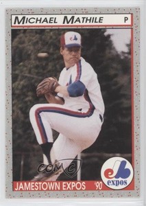 1990 Bill Pucko Jamestown Expos Michael Mathile #21