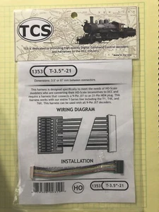 TCS 1353 T-3.5""-21 Kabelbaum zum Anschluss eines 9-poligen an einen 21-poligen NEM-Stecker - Bild 1 von 1