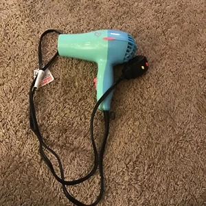 USED Justice girls hairdryer blue pink multi speed - Picture 1 of 4