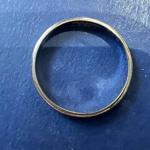 Antique Vintage Belais 18k White Gold Band 1 Gram Approx Ring Size 5.5 - Picture 1 of 12