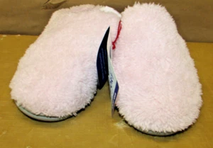 Dearfoams Slippers Women’s S(5-6) Fuzzy Pink No Sweat Comfort Memory Foam - Picture 1 of 5