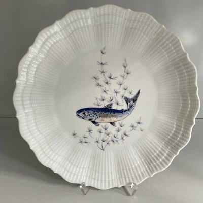 LIMOGES FRANCE Medard de Noblat Nr. 4 SPEISETELLER 26 cm  Fisch Dinner Plate - Bild 1 von 2
