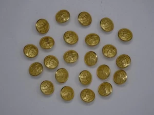 Gold Brooks Brothers Golden Fleece D-Shank Button 15mm 20mm Lot of 2, 4 or 40 - Picture 1 of 22