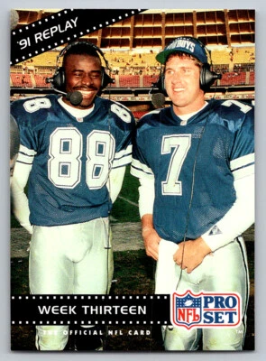 # 49 Week Thirteen - Dallas Cowboys 1992 Pro Set REP Week 13 Replay; - Image 1 of 2