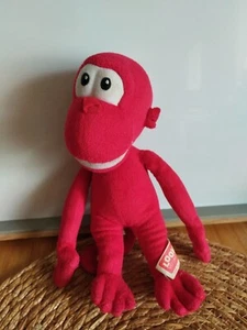 Peluche publicitaire singe rouge Look Voyage 25 cm   - Picture 1 of 4