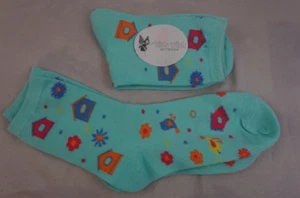 Kids Wish Network Teal Socks One Size NEW Free Shipping - Picture 1 of 2
