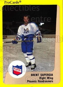 1989-90 ProCards IHL #114 Brent Sapergia - Picture 1 of 1