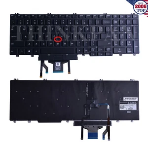 Genuine Backlit US Keyboard for Dell Latitude 5500 5501 5510 5511 Pointer 0MMH7V - Picture 1 of 4