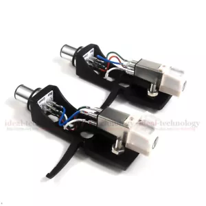 2 sets Turntable Headshell+AT3600L cartridge+ stylus for TURNTABLE Phonograph - Picture 1 of 6