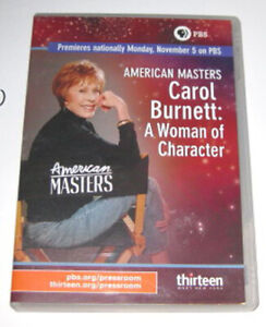 CAROL BURNETT: A WOMAN OF CHARACTER, RARE 2007 DVD - PBS, DOCUMENTARY, BIOGRAPHY