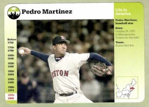 PEDRO MARTINEZ Red Sox ~ 2001 Grolier Card ~ FREE SHIPPING - Picture 1 of 1