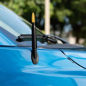 Antena bala amarilla calibre 50 para camioneta Chevy GMC SUV Silverado Sierra Yu - Imagen 1 de 7